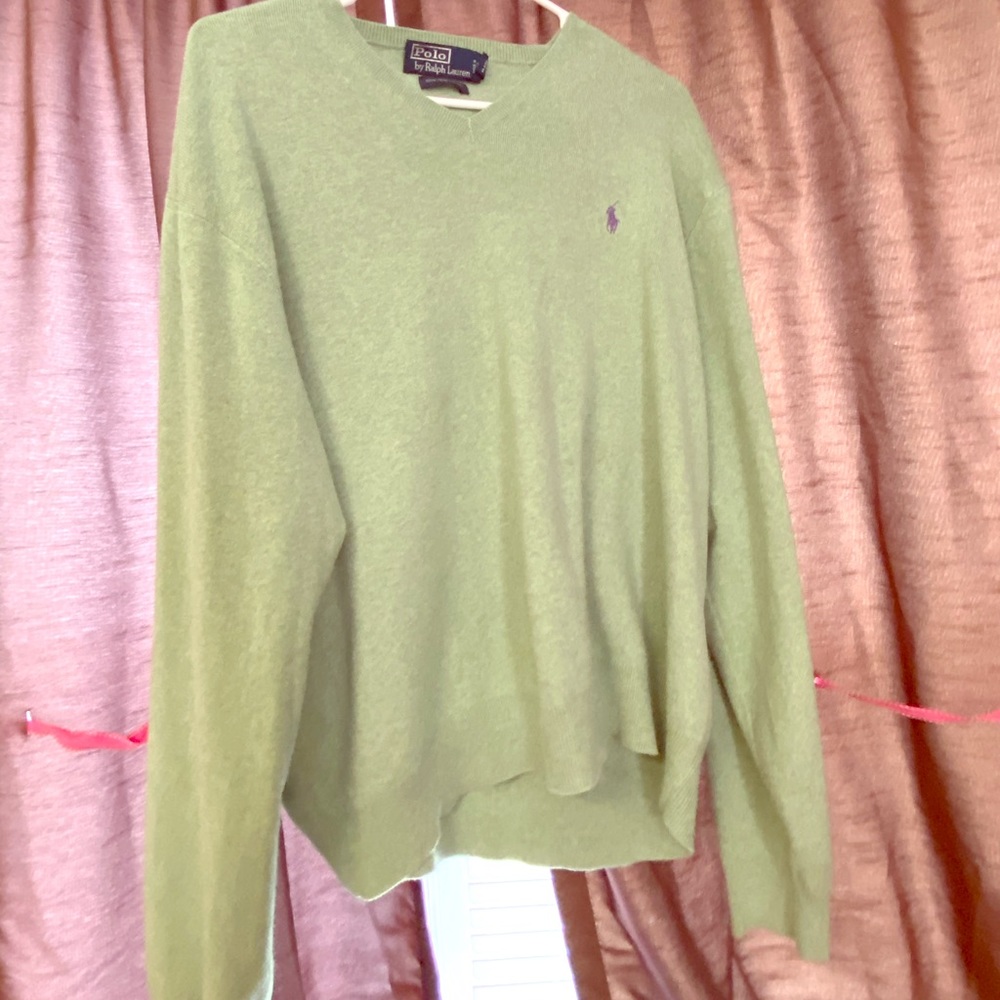 Ralph Lauren polo green sweater